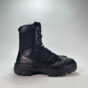 Bates 8" Ultra-Lite Black Tactical Sport Side Zip Boots E02700 Women's Size 7.5